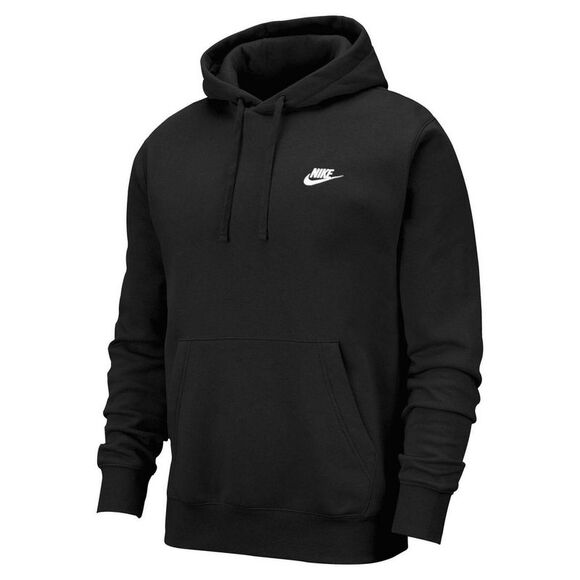 Nike Unisex Adult Sportswear Club Hoodie / Black/White